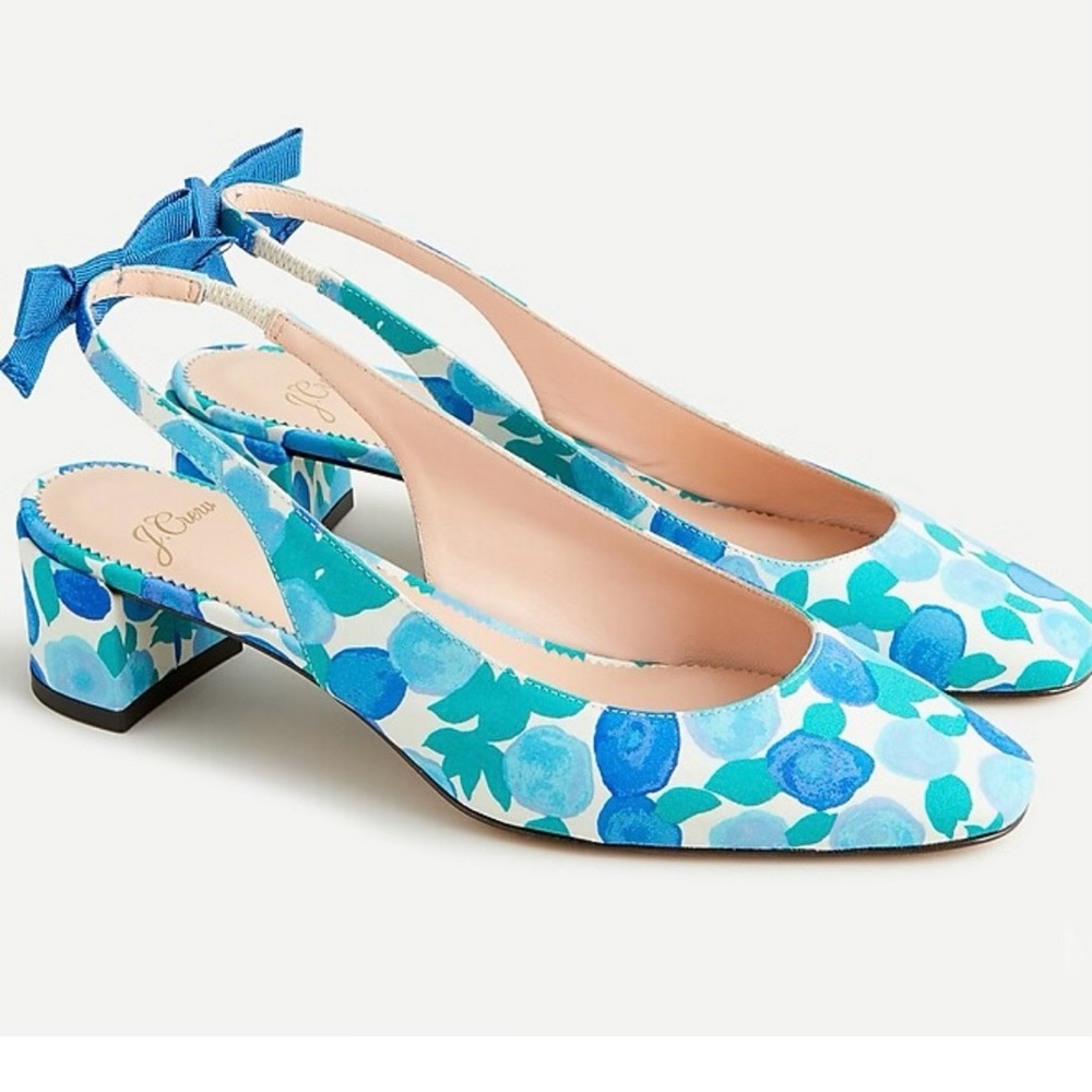 Jcrew slingback pumps